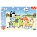 Puzzle Trefl Bluey Wspaniały dzień Bluey 24 el. (14357) Trefl