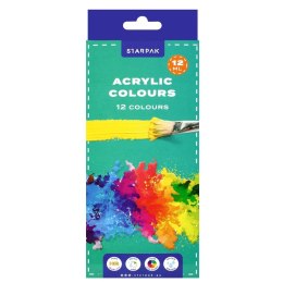 Farba akrylowa Starpak kolor: mix 12ml (520192) Starpak