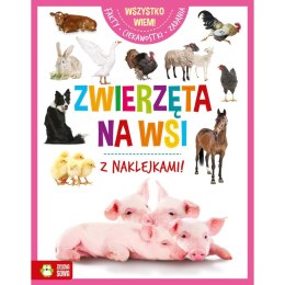 Książeczka edukacyjna Zielona Sowa zwierzęta na wsi rosne i poznaję (9788376238708) Zielona Sowa