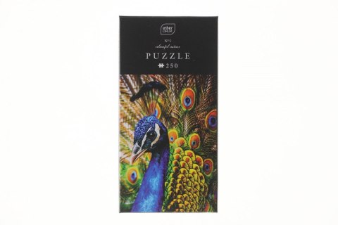 Puzzle Interdruk COLOURFUL NATURE 1 Peacock 5902277341980 250 el. (250 el) Interdruk