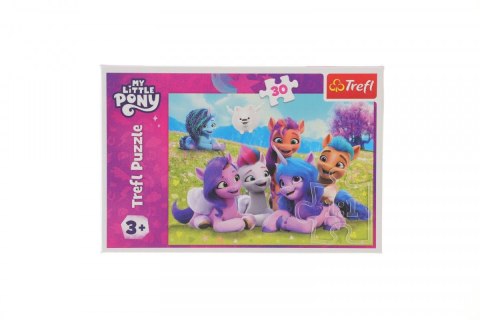 Puzzle Trefl My Llttle Pony Przyjacielskie Koniki Pony 30 el. (18299) Trefl