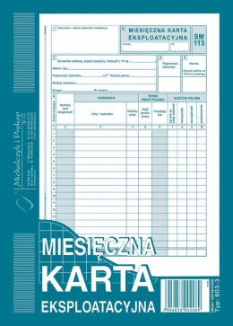 Druk offsetowy miesięczna karta eksploatacyjna A5 40k. Michalczyk i Prokop (803-3) Michalczyk i Prokop