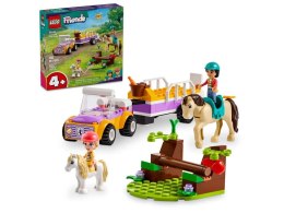 Klocki konstrukcyjne Lego Friends Przyczepka dla konia i kucyka (42634) Lego