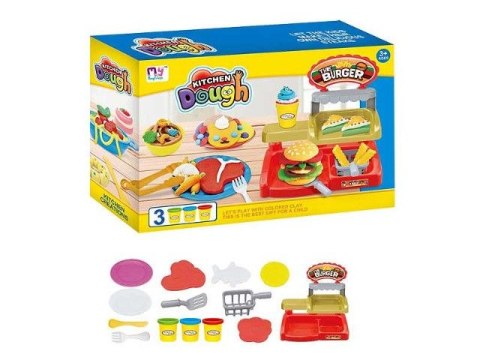 Masa plastyczna dla dzieci burger mix Bigtoys (BPLA9474) Bigtoys