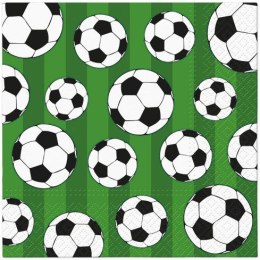Serwetki Lunch Soccer ball mix nadruk bibuła [mm:] 330x330 Paw (SDL160012) Paw