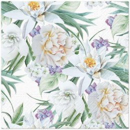 Serwetki Orient Flowers mix nadruk bibuła [mm:] 330x330 Paw (TL126100) Paw