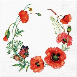 Serwetki Paw Poppy Aesthetic mix nadruk bibuła [mm:] 330x330 (TL125500) Paw