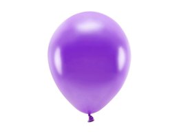 Balon gumowy Partydeco Metalizowane Eco Balloons fioletowy 260mm (ECO26M-014) Partydeco