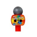 Mikrofon zabawkowy Dziecięcy Bezprzewodowy Karaoke Głośnik Bluetooth Czerwony Lean (7828) Lean
