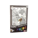 Puzzle Lean Do Kolorowania 500 Elementów Ryby Ocean 500 el. (14155) Lean