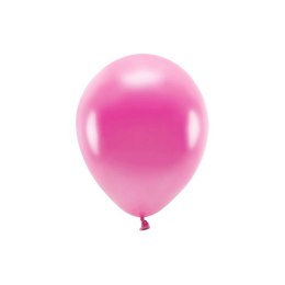 Balon gumowy Partydeco Metalizowane Eco Balloons fuksja 260mm (ECO26M-080) Partydeco