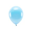 Balon gumowy Partydeco Metalizowane Eco Balloons niebieski jasny 260mm (ECO26M-001J) Partydeco