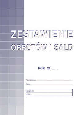 Druk offsetowy O pap. Zestawienie obrotów i sald A4 8k. Michalczyk i Prokop (425-1) Michalczyk i Prokop