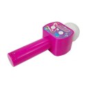 Mikrofon zabawkowy Dziecięcy Bezprzewodowy Karaoke Głośnik Bluetooth Różowy Lean (7827) Lean