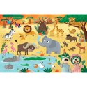 Puzzle Trefl Bobaski I Miś Super maxi Bobaski na safari 24 el. (41009) Trefl