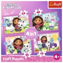 Puzzle Trefl Gabby's Dollhouse 4w1 el. (34620) Trefl