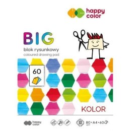 Blok rysunkowy Happy Color A4 mix 80g 60k (HA 3708 2030-09B60) Happy Color