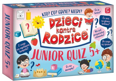 Gra karciana Kangur Dzieci kontra rodzice Junior Quiz Kangur