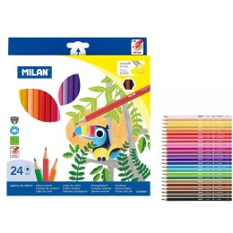Kredki ołówkowe Milan 24 kolory (80024) Milan