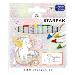 Kredki ołówkowe Starpak Unicorn 12 kol. (490949) Starpak