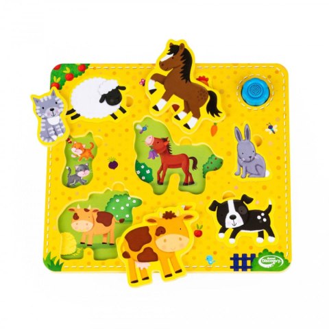 Puzzle Discovery DZWIĘKI WOKÓŁ NAS ZWIERZĘTA (DG82702) Discovery