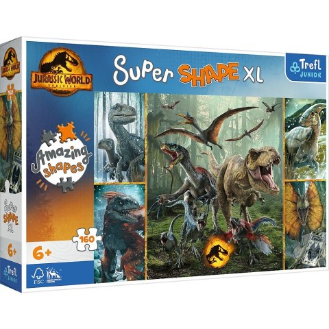 Puzzle Trefl Jurassic World XL Niezwykłe dinozaury 160 el. (50026) Trefl