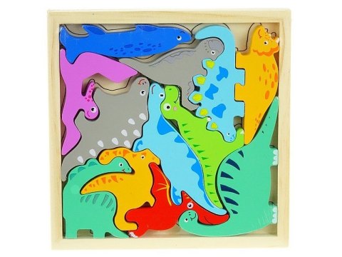 Układanka Adar puzzle drewniane, dinozaury (552869) Adar