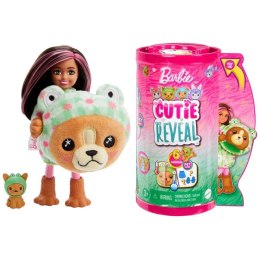 Lalka Cutie Reveal - Lalka Chelsea Piesek-Żaba + zwierzątko [mm:] 120 Barbie (HRK27) Barbie