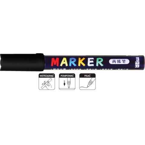 Marker permanentny M&G, czarny (MG APL900-9) M&G