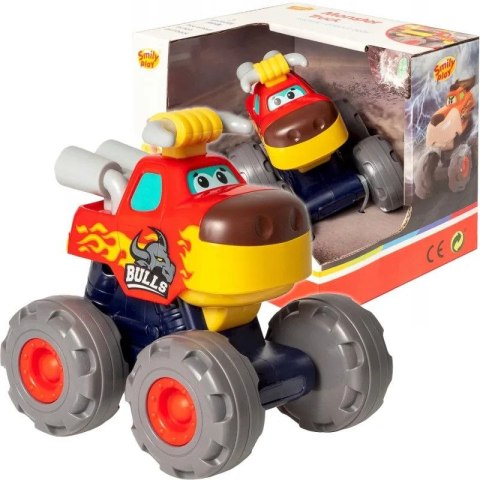 Samochód Smily Play Play Monster Truck Auto Bull Byk Czerwony (SP84358) Smily Play