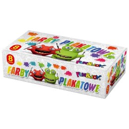 Farby plakatowe Fun&Joy kolor: mix 20ml 8 kolor. (FJ-008) Fun&Joy