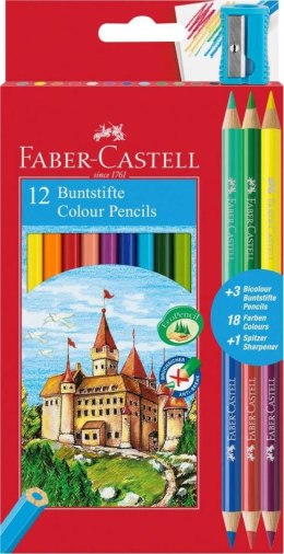 Kredki ołówkowe Faber Castell 12 kol. (FC111215) Faber Castell