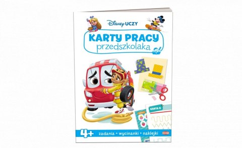 Książka dla dzieci Disney Uczy Karty pracy przedszkolaka. Ameet (UKP 9301) Ameet