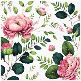 Serwetki Noble Roses mix nadruk bibuła [mm:] 330x330 Paw (TL125300) Paw