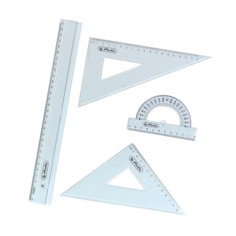 Komplet geometryczny Herlitz 8700403 4 el. (300010436) Herlitz