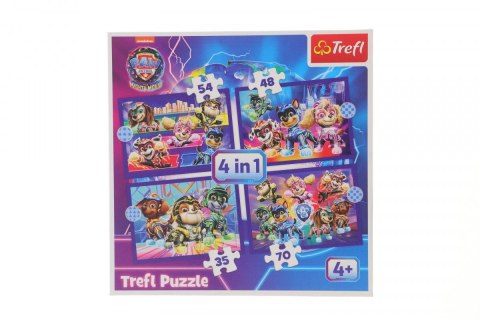 Puzzle Trefl Paw Patrol 4w1 Bohaterowie na ratunek 4w1 el. (34621) Trefl