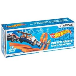 Farby plakatowe Starpak Hot Wheels kolor: mix 20ml 12 kolor. (337500) Starpak