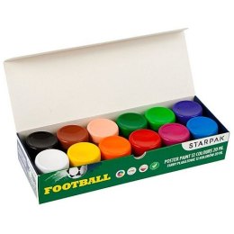 Farby plakatowe Starpak football kolor: mix 20ml 12 kolor. (437218) Starpak