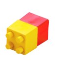 Kredki świecowe Keyroad KIDS BRICKS, W KSZTAŁCIE KLOCKÓW 16 kol. (KR972654) Keyroad