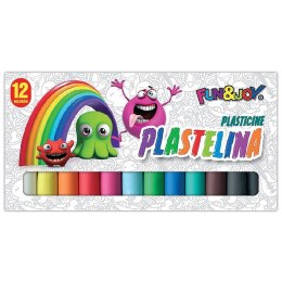 Plastelina Fun&Joy 12 kolorów Fun&Joy
