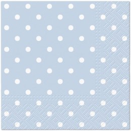 Serwetki Dots Light blue mix nadruk bibuła [mm:] 250x250 Paw (SDC066055) Paw