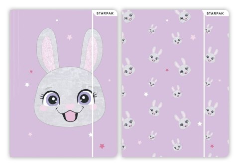 Teczka kartonowa na gumkę Rabbit A4 mix Starpak (536513) Starpak