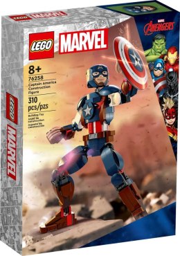 Klocki konstrukcyjne Lego Marvel Figurka Kapitana Ameryki do zbudowania (76258) Lego