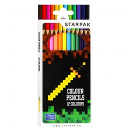 Kredki ołówkowe Starpak Pixel 12 kol. (484791) Starpak