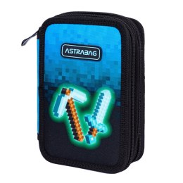 Piórnik Astra Astrabag Jumbo Blue Pixel (503024055) Astra