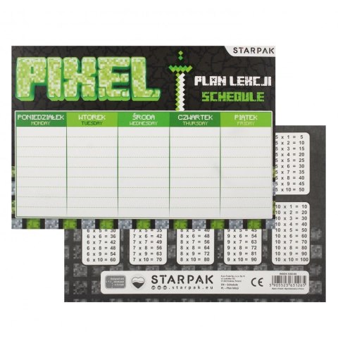 Plan lekcji Starpak Pixel game (536144) Starpak