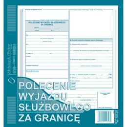 Druk offsetowy Michalczyk i Prokop 2/3A4 polecenie wyjażdu służbowego za granicę 2/3 A4 (505-2Z) Michalczyk i Prokop