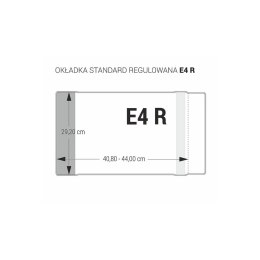 Okładka Biurfol Standard regulowana E4R [mm:] 292x408-440 (OZK-57) Biurfol