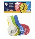 Balon gumowy PREMIUM PIŁKARZE 5 szt mix 300mm 12cal (GS110/P152)