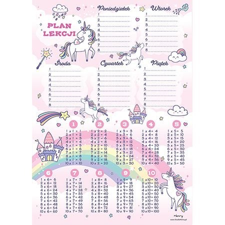 Plan lekcji Henry UNICORN TECZA (5905701482597) Henry